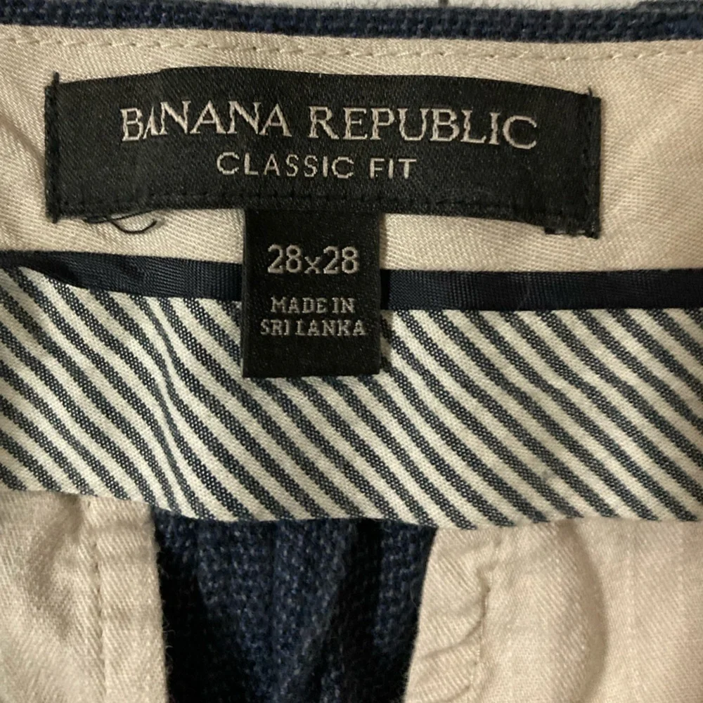 🌟‎ 2/$22 🌟 Banana Republic Men’s Blue Classic Fit Pants Size 28/28